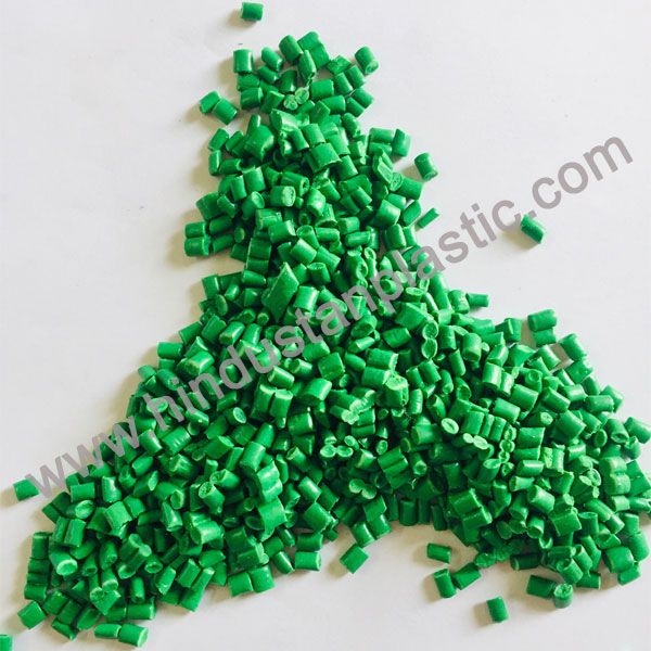 Green PP Color Granules In Tronica City